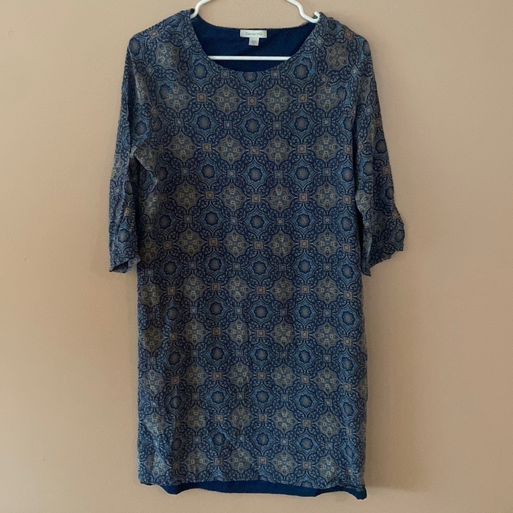 Garnet Hill 100% silk dress